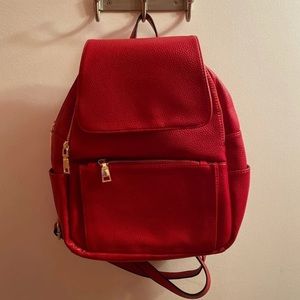 Scarleton Medium Red Backpack